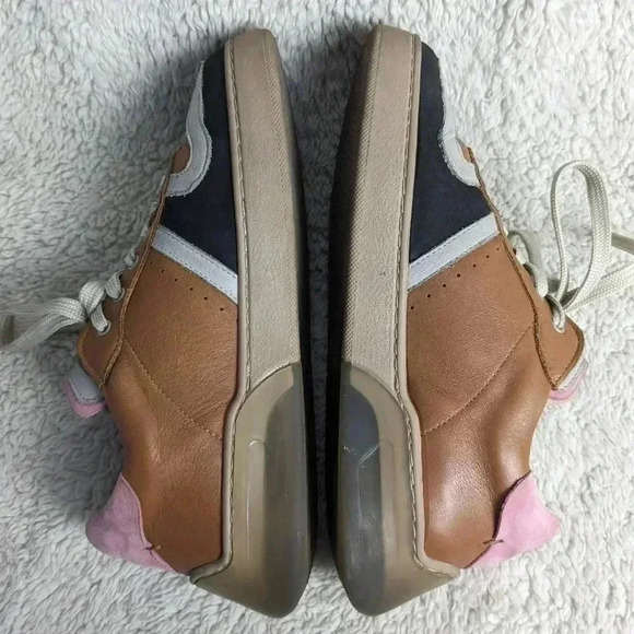 PAJAR Women Leather Flat Laces shoes size 38 = 7 US Colorful Original Style - Picture 6 of 9